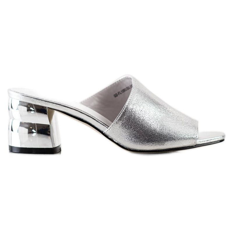 Goodin Papuče s ukrasnom petom srebro