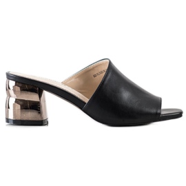 Goodin Papuče s ukrasnom petom crno