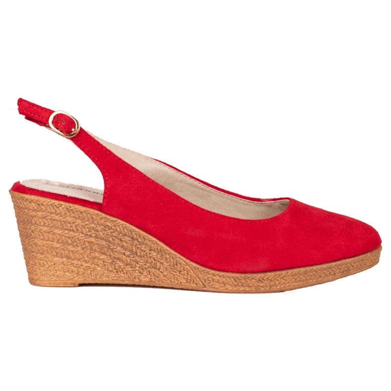 Goodin Udobne klinaste pumpe crvena