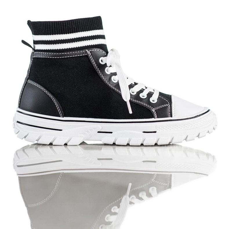 SHELOVET Modne slip-on tenisice crno