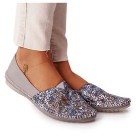 Ženske kožne balerinke Maciejka 01930-86 Ashen višebojan