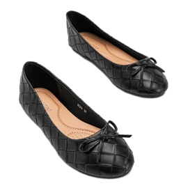 Kaiden crne pletene balerine crna