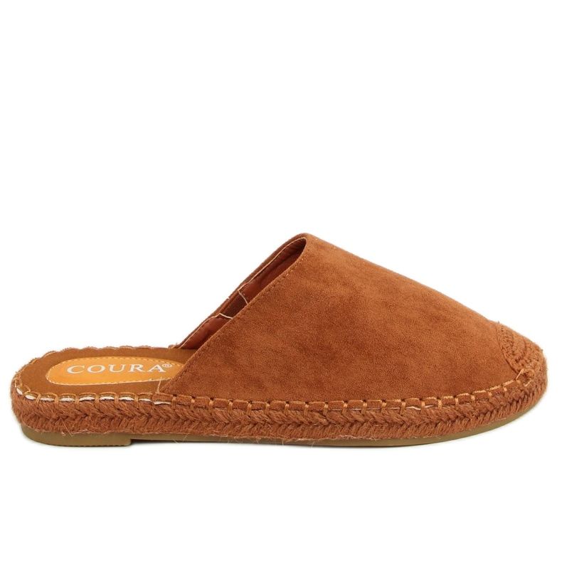 Espadrile deva u punoj boji 3899 Camel smeđa