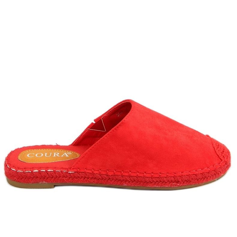 Espadrile u punoj boji crvena 3899 Crvena