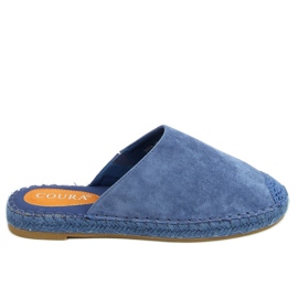 Espadrile u punoj boji plave 3899 Plave plava