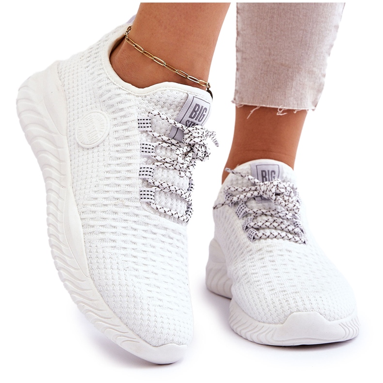 Ženske sportske cipele Memorijska pjena Big Star HH274296 Bijela