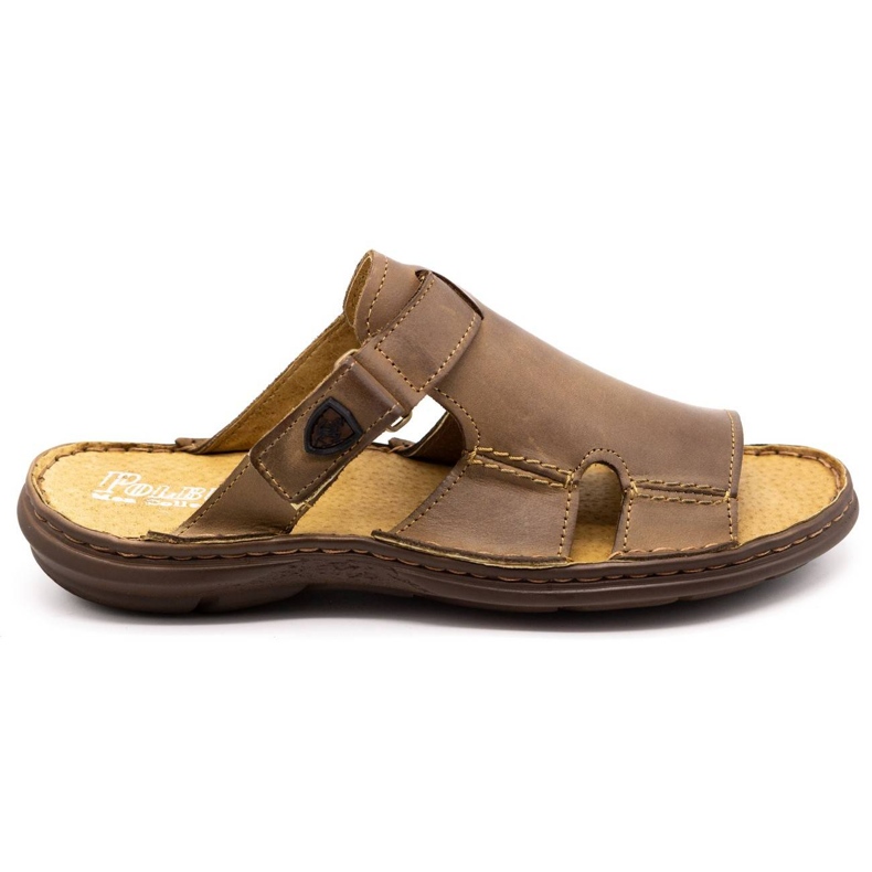 Polbut Muške papuče 356 smeđe smeđa