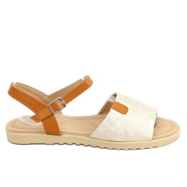 Ženske zlatne sandale PT-2R26 Gold smeđa zlatna