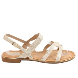 Zlatne ženske sandale H8-176 Gold zlatni