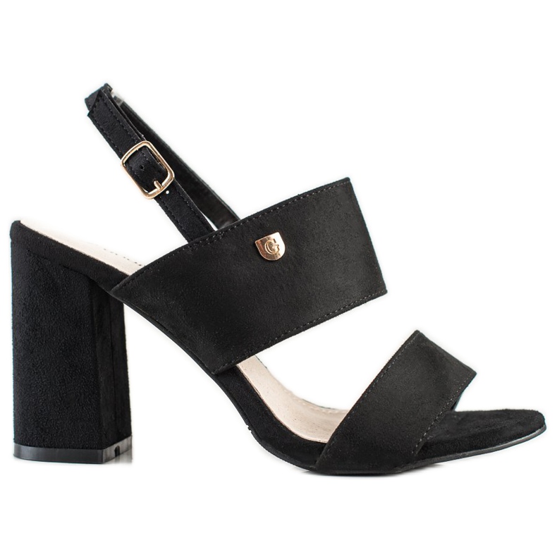 Goodin Sandale na širokom šanku crno