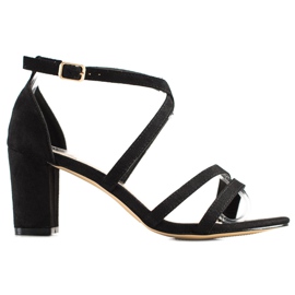 Goodin Sandale na šanku crna