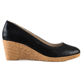 Goodin Lagane pumpe s klinom crno