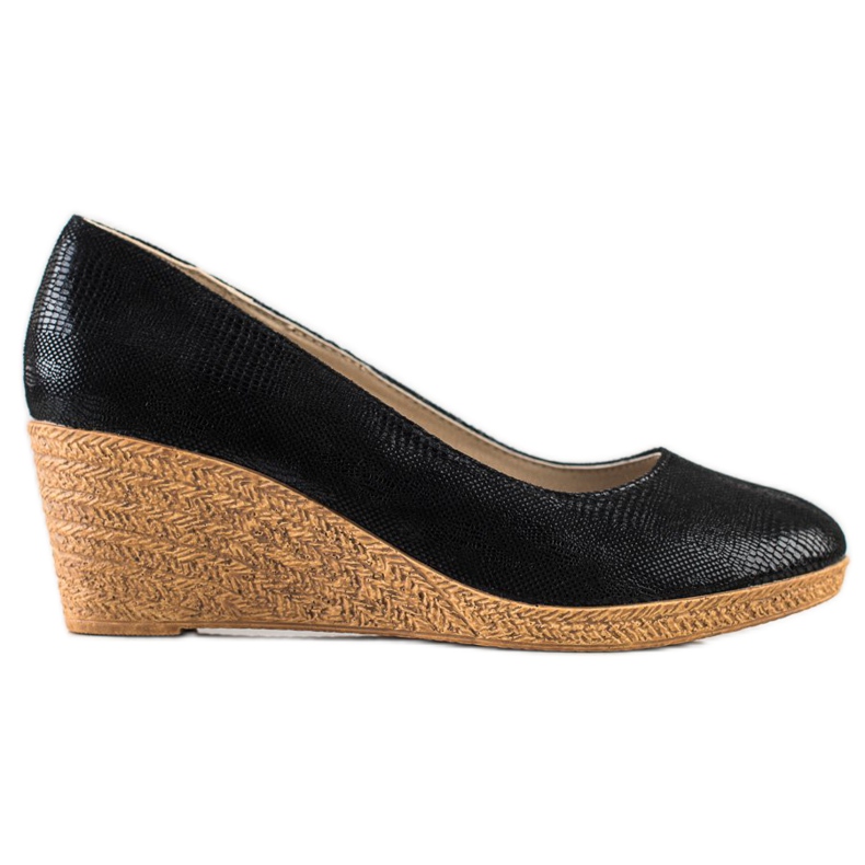 Goodin Lagane pumpe s klinom crno