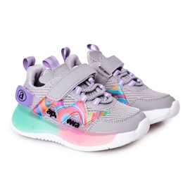 Apawwa Dječje sportske cipele Tenisice Grey Jump Jump siva višebojan