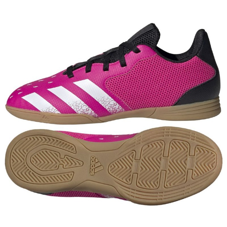 Adidas Predator Freak .4 U kopačkama Sala Jr FW7539 raznobojna ruže i ljubičaste