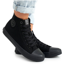 Visoke tenisice Big Star FF274A170 Crne crna