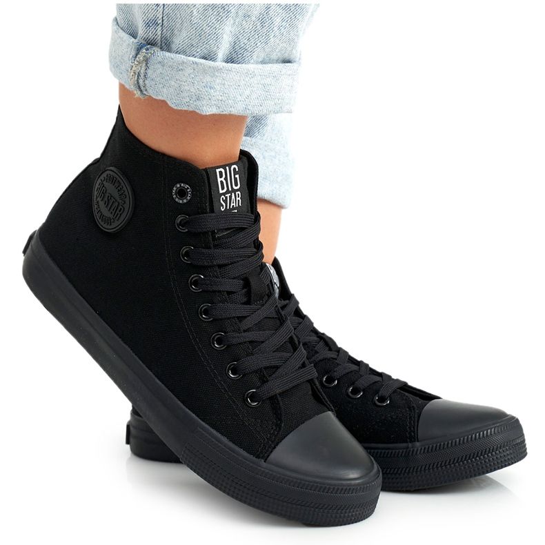 Visoke tenisice Big Star FF274A170 Crne crno