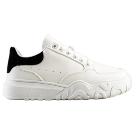 Small Swan Bijele tenisice od eko kože bijela