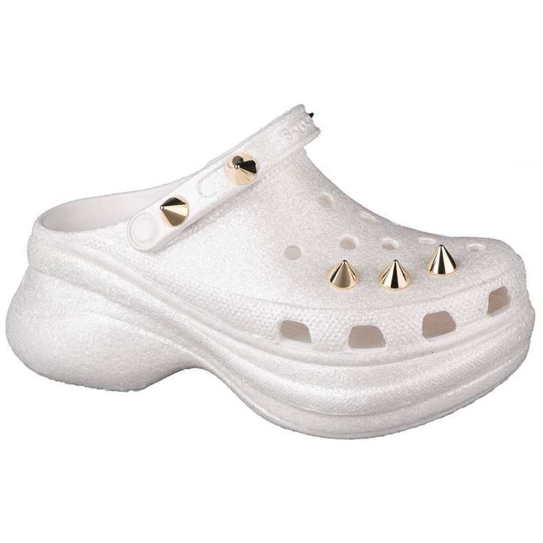 Crocs Classic Bae Glitter Stud Clog W 206783-100 bijela zlatna