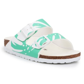 Birkenstock Arizona Bs W 1019334 bijela zelena