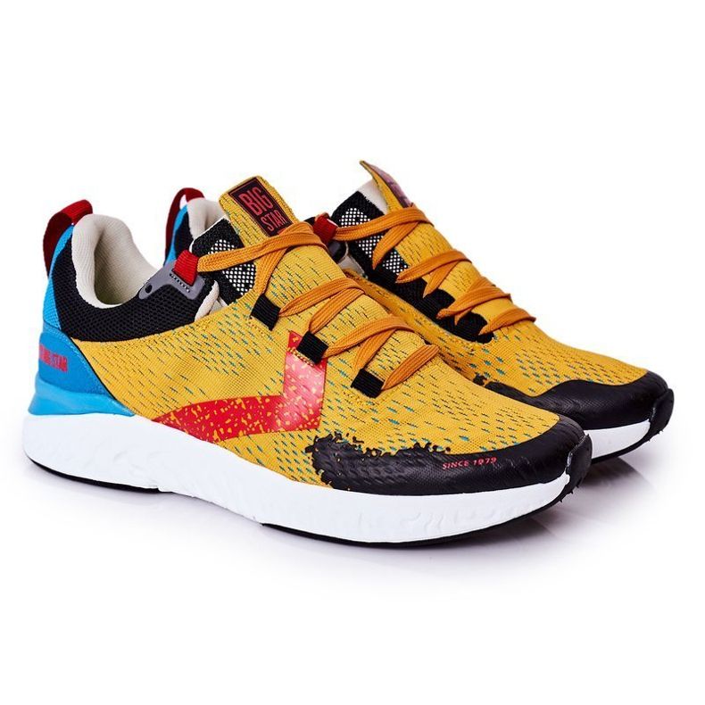 Muške sportske cipele Memory Foam Big Star HH174237 Narančasta raznobojna