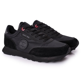 Muške sportske cipele Memory Foam Big Star HH174250 Crna