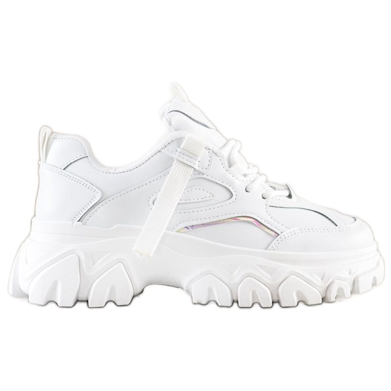 SHELOVET Bijele modne tenisice bijela