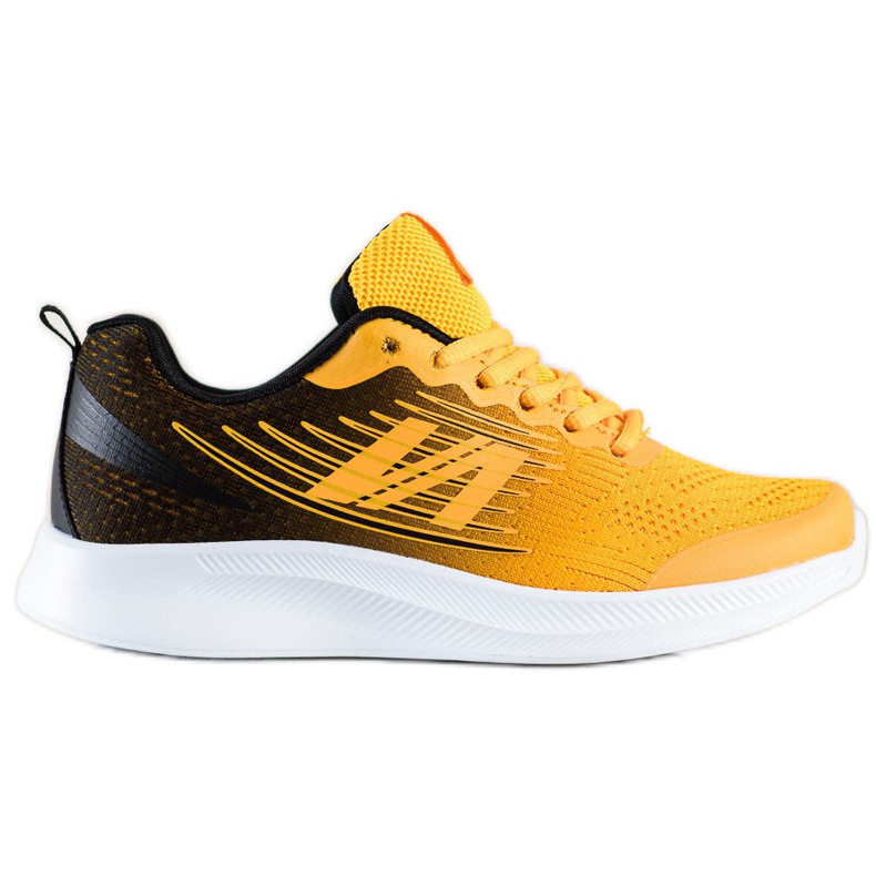 SHELOVET Lagane tenisice od tekstila crno žuta boja