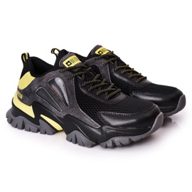 Muške sportske cipele Memory Foam Big Star HH174278 Crna crno