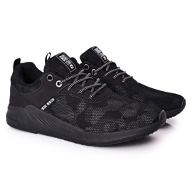 Muške sportske cipele Memory Foam Big Star HH174141 Crna