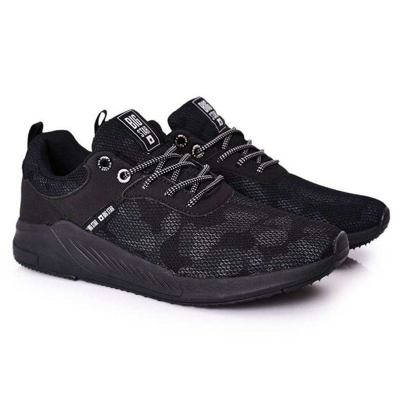 Muške sportske cipele Memory Foam Big Star HH174141 Crna crno