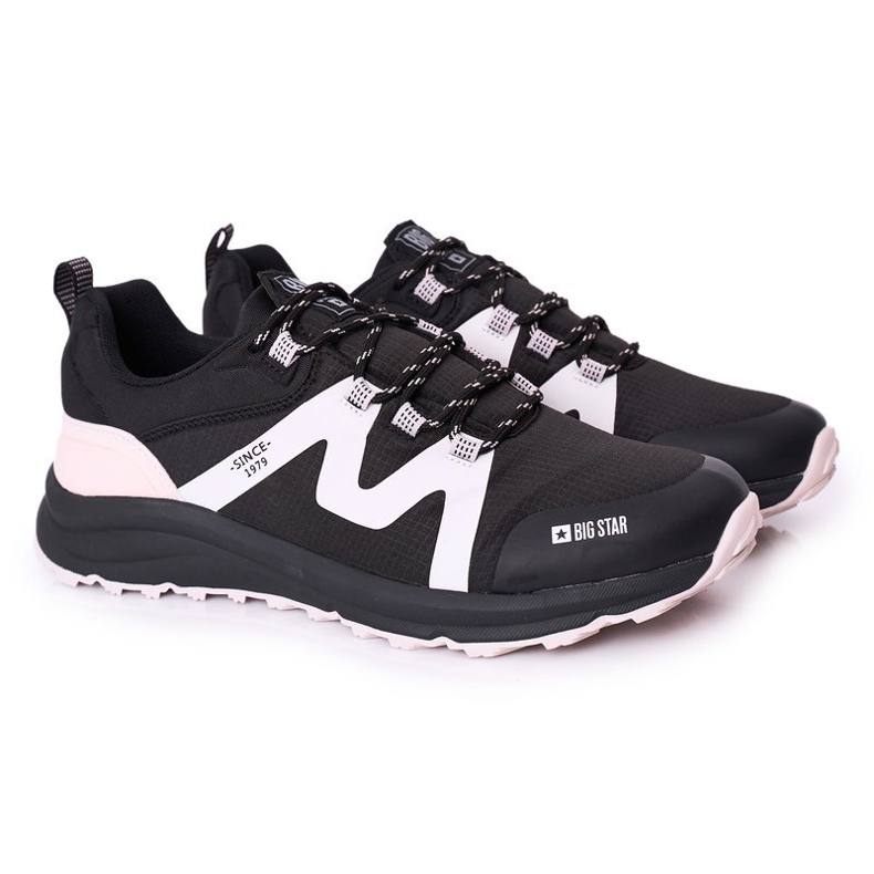 Muške sportske cipele Memory Foam Big Star HH174088 Crna crno