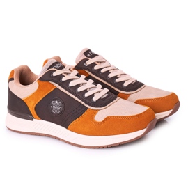 NEWS Muške sportske cipele Tenisice žuto-smeđe Harold smeđa višebojan