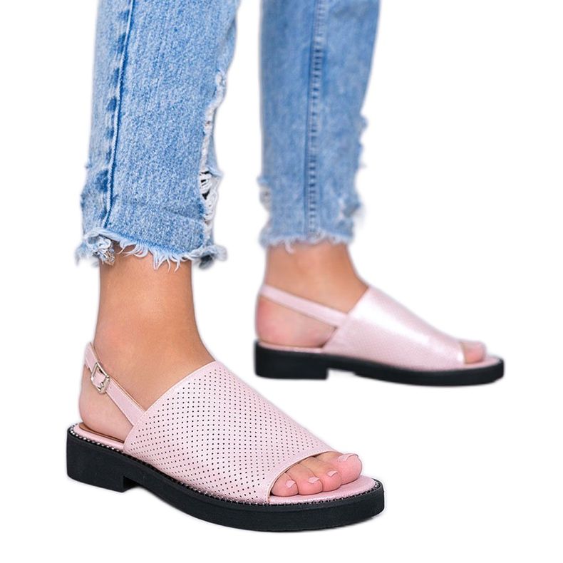 Ružičaste sandale na ravnu petu od Betsy ružičasta