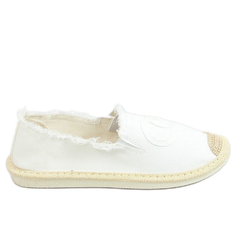 Bijele ženske espadrile NB273P Bijele bijela