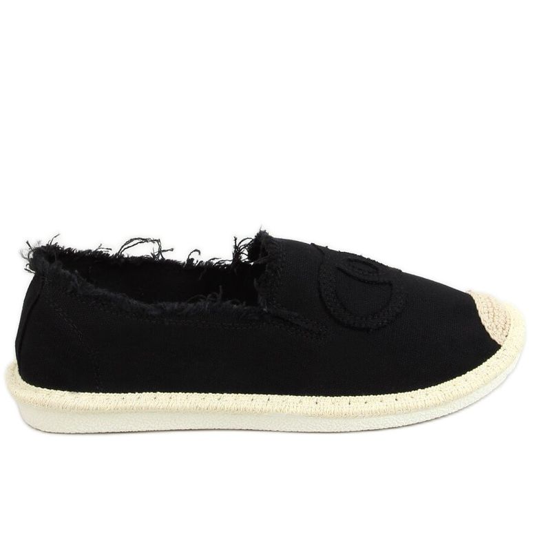 Crne ženske espadrile NB273P Crne crno