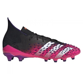 Adidas Predator Freak.1 Ag M FW7242 kopačke grafitna, crna, ljubičasta crna