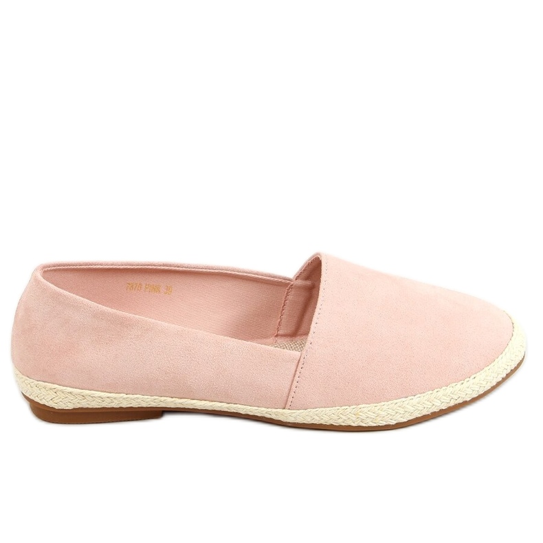 Ružičaste tenisice 7870 Pink s espadrilama ružičasta