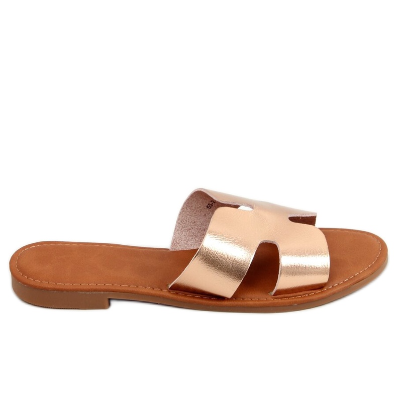 Ženske papuče šampanjac 55-2 šampanjac ružičasta