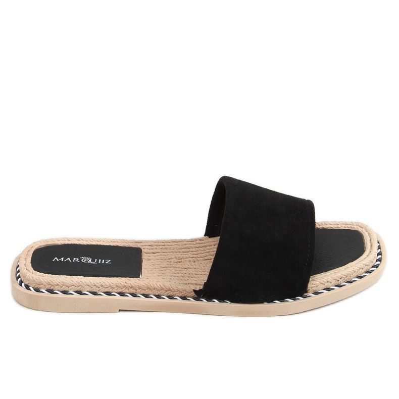 Crne ženske antilop crne papuče 1096 Crna crno