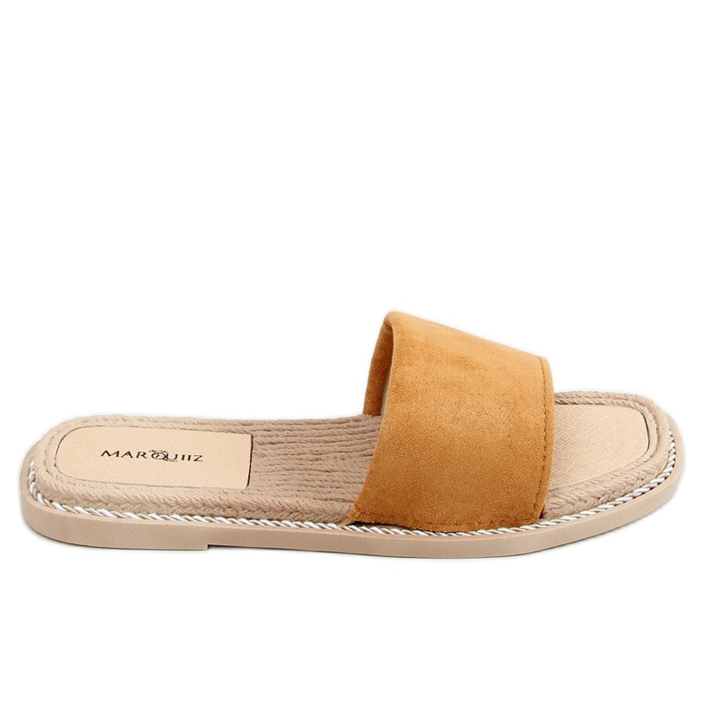 Camel 1096 Ženske papuče od devine antilopa smeđa