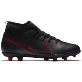 Nike Mercurial Superfly 7 Club FG / MG Jr AT8150 060 nogometne cipele crna crna