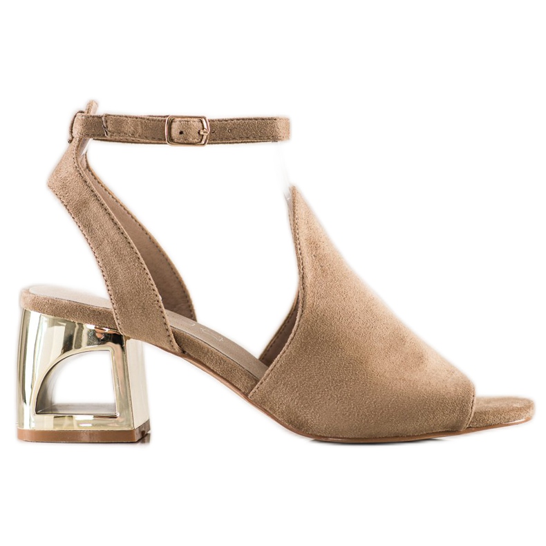 Filippo Elegantne izgrađene sandale bež