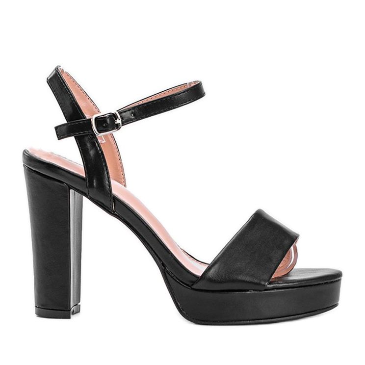 Crne sandale na Cripsy stupu crno