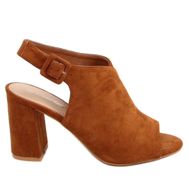 Sandale na širokim potpeticama deva 2D6L221-89 Camel smeđa