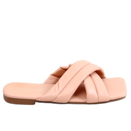 Ružičaste četvrtaste papuče S060191 Ružičaste ružičasta