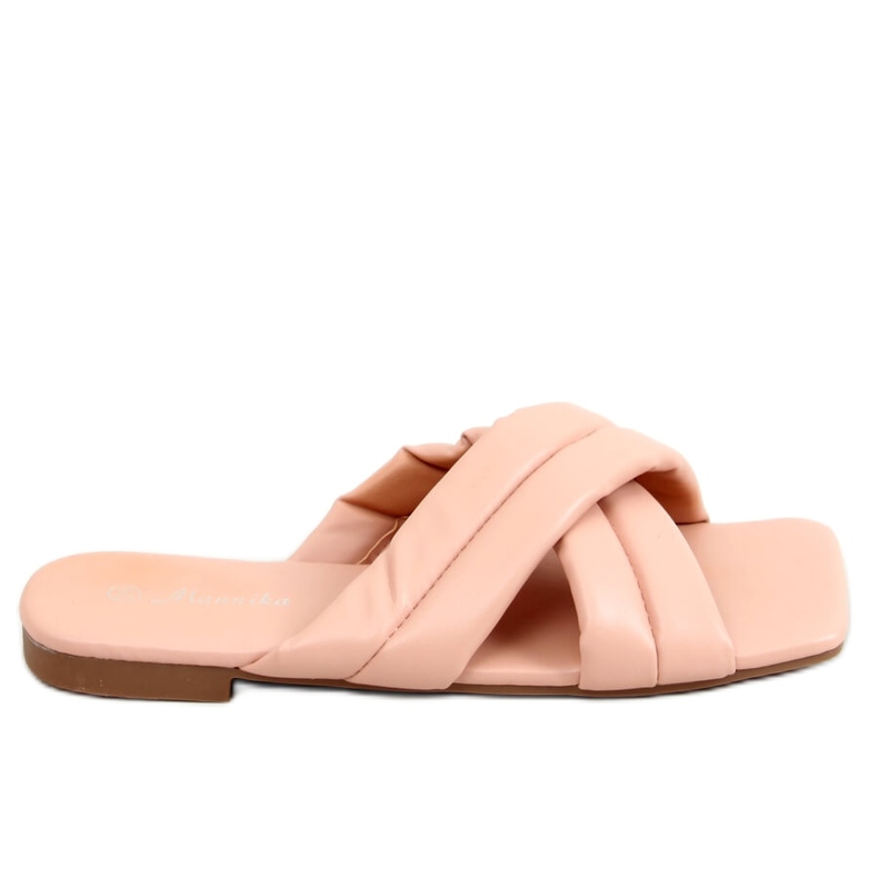 Ružičaste četvrtaste papuče S060191 Ružičaste ružičasta