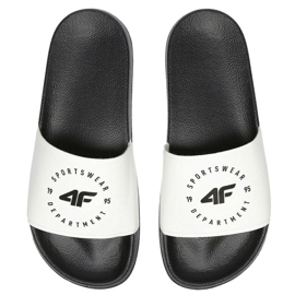 4F W H4L21-KLD002 10S papuče bijela crna