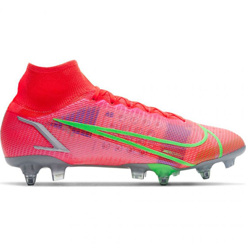 Nike Mercurial Superfly 8 Elite SG-PRO Ac M CV0960 600 nogometne cipele naranča naranče i crvene