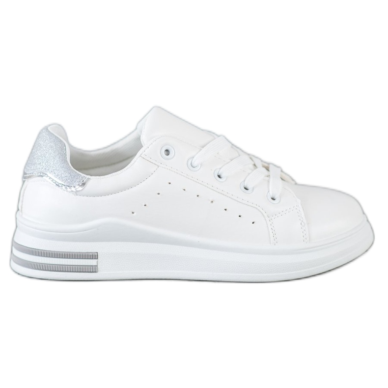 Diamantique Tenisice sa umetkom sa sjajem bijela